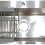 سینک تک لگن ۶۵×۴۰ استیل