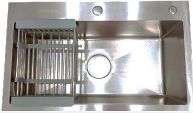 سینک تک لگن ۶۵×۴۰ استیل