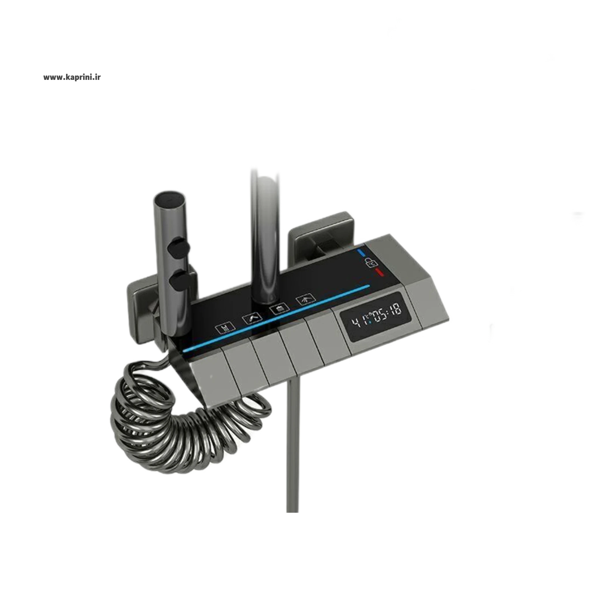 دوش پیانویی دیجیتال رنگ مشکی