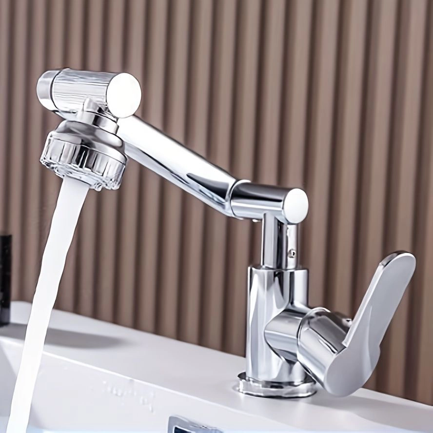 شیر روشویی چرخشی تلسکوپی کروم