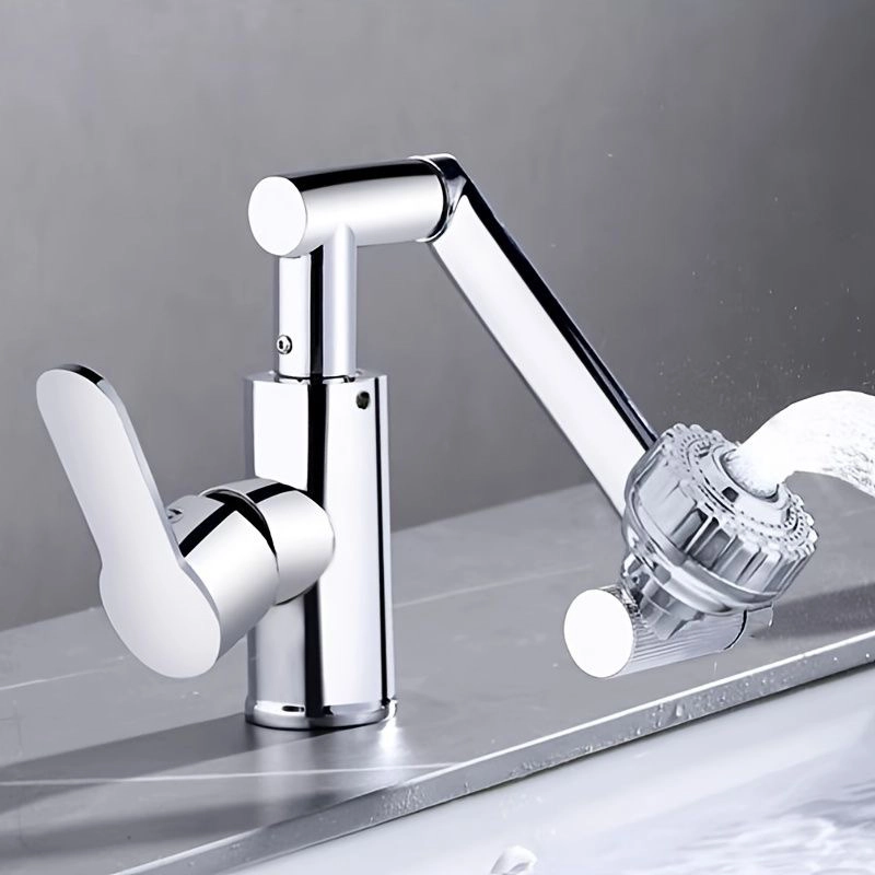 شیر روشویی چرخشی تلسکوپی کروم