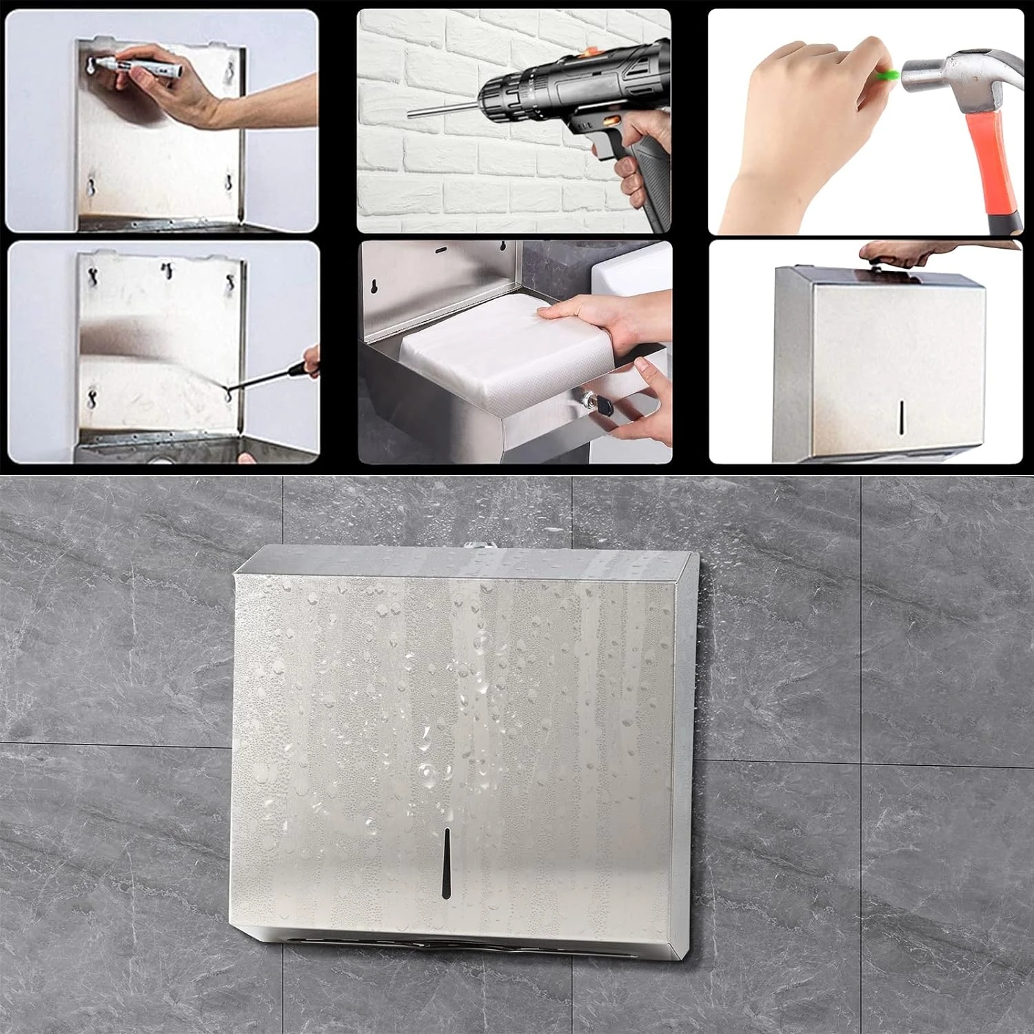 جا دستمال کاغذی دیواری