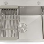 سینک تک لگن 40 در 40 استیل