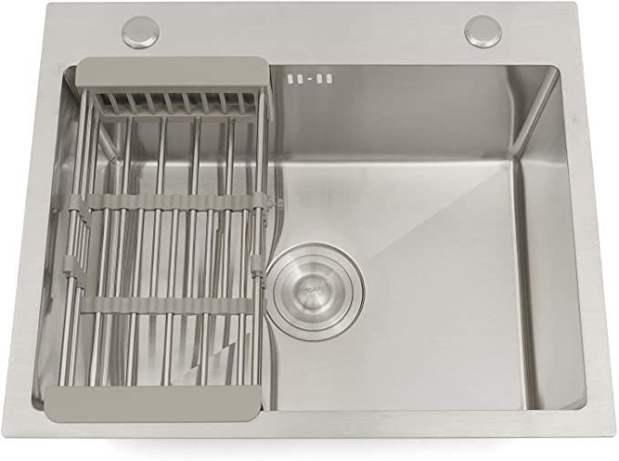 سینک تک لگن 40 در 40 استیل