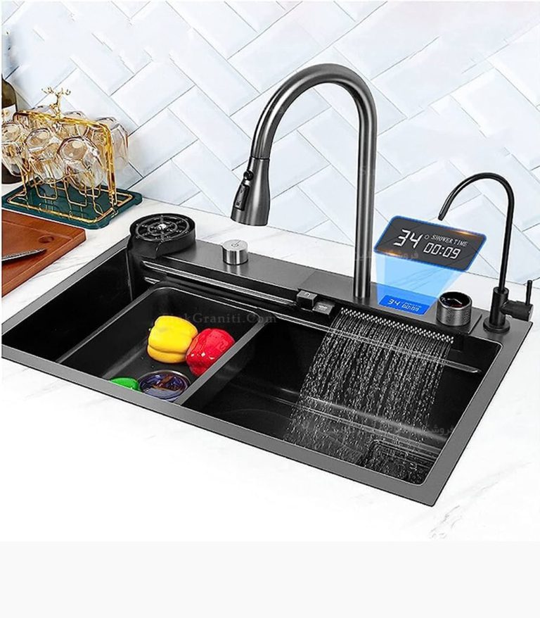 سینک پیانویی 2 کلید دودی (با گارانتی)